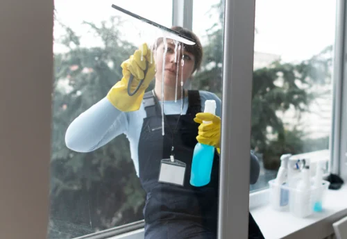 Nettoyage de vitres intérieures et extérieures à Vézelois